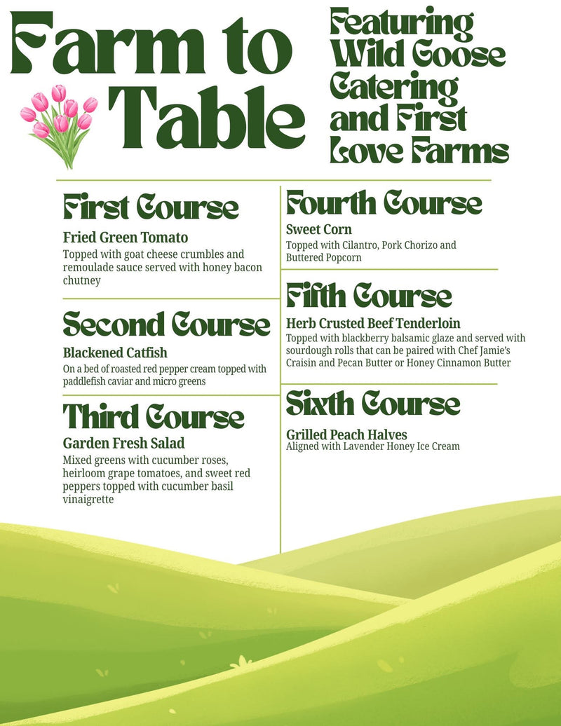 Farm to Table Dinner Ticket